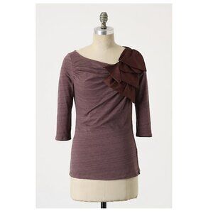 Anthropologie | Deletta Purple Volante Tee